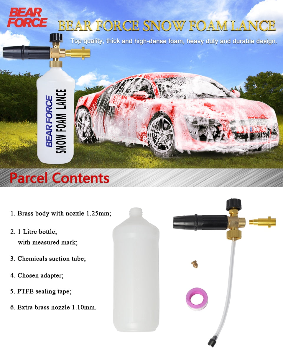 High-pressure soap foam generator for Karcher car washing machine