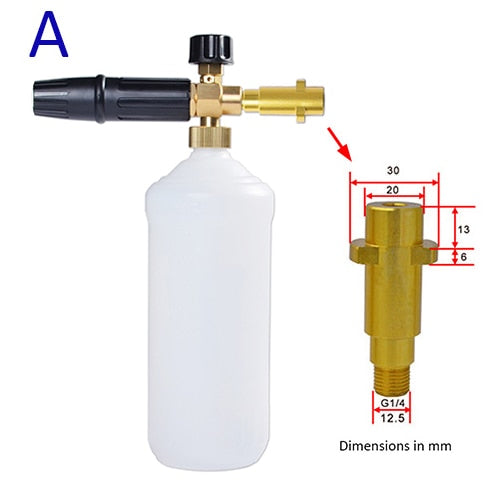 High-pressure soap foam generator for Karcher car washing machine