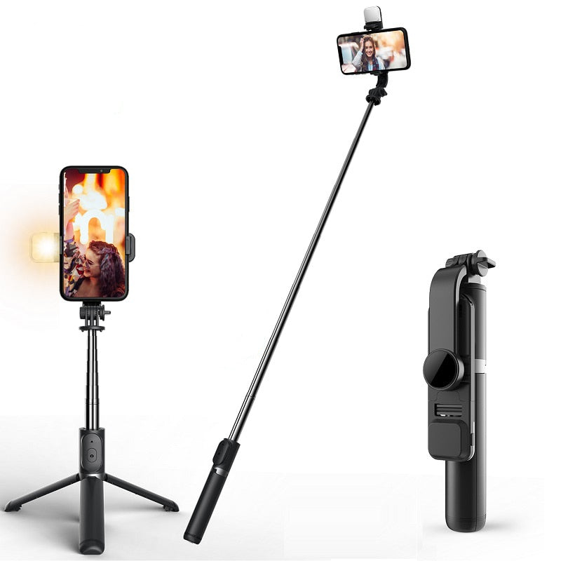 Foldable  Remote Wireless Bluetooth Selfie Stick