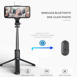 Load image into Gallery viewer, Foldable  Remote Wireless Bluetooth Selfie Stick
