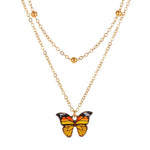 Load image into Gallery viewer, Vintage Multilayer Pendant Butterfly Necklace for Women
