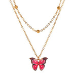 Load image into Gallery viewer, Vintage Multilayer Pendant Butterfly Necklace for Women
