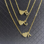 Load image into Gallery viewer, DIY Heart Letter Necklace for Woman Custom
