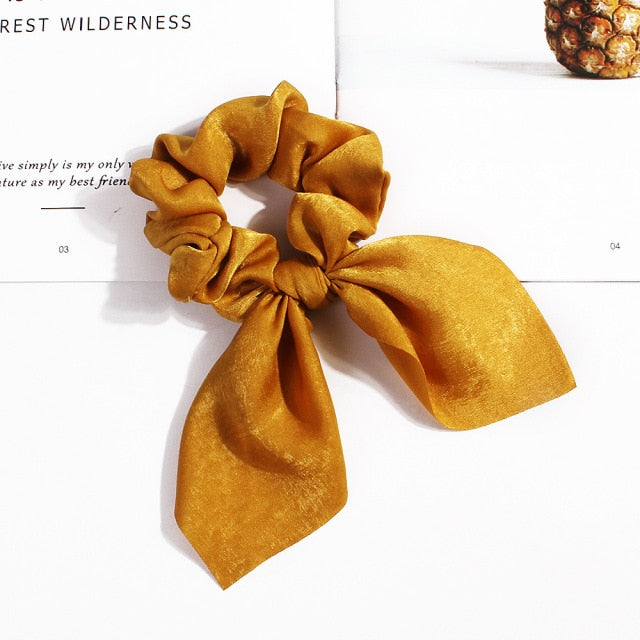 New Chiffon Bowknot Elastic Hair Bands For Women