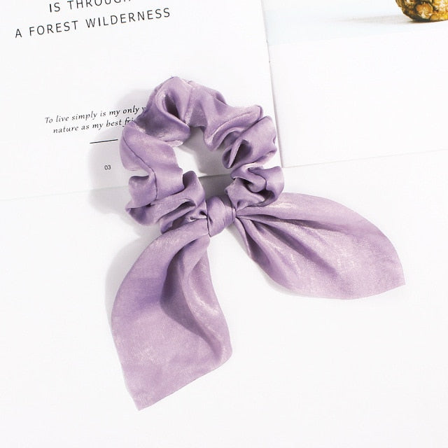 New Chiffon Bowknot Elastic Hair Bands For Women