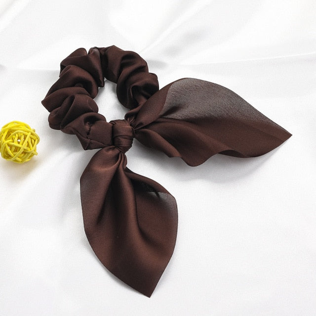 New Chiffon Bowknot Elastic Hair Bands For Women