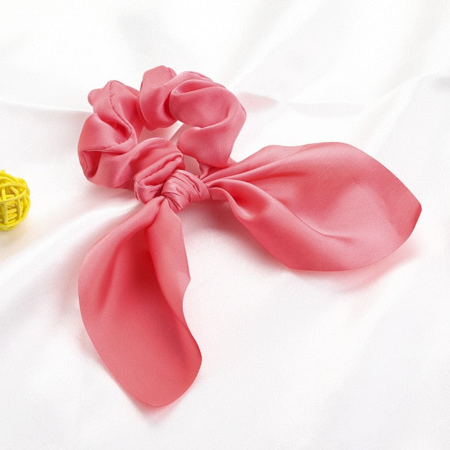 New Chiffon Bowknot Elastic Hair Bands For Women