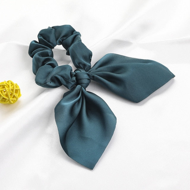 New Chiffon Bowknot Elastic Hair Bands For Women