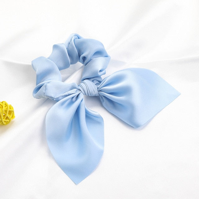 New Chiffon Bowknot Elastic Hair Bands For Women