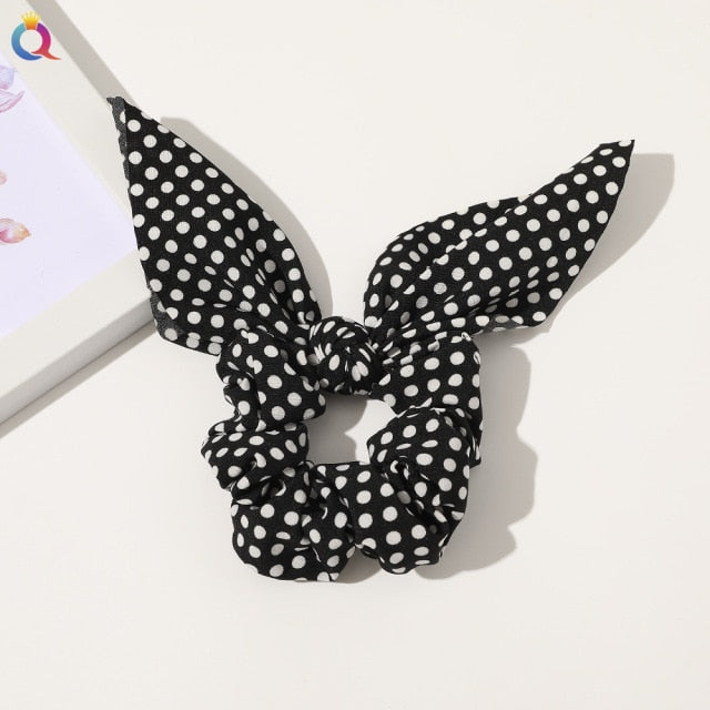 New Chiffon Bowknot Elastic Hair Bands For Women